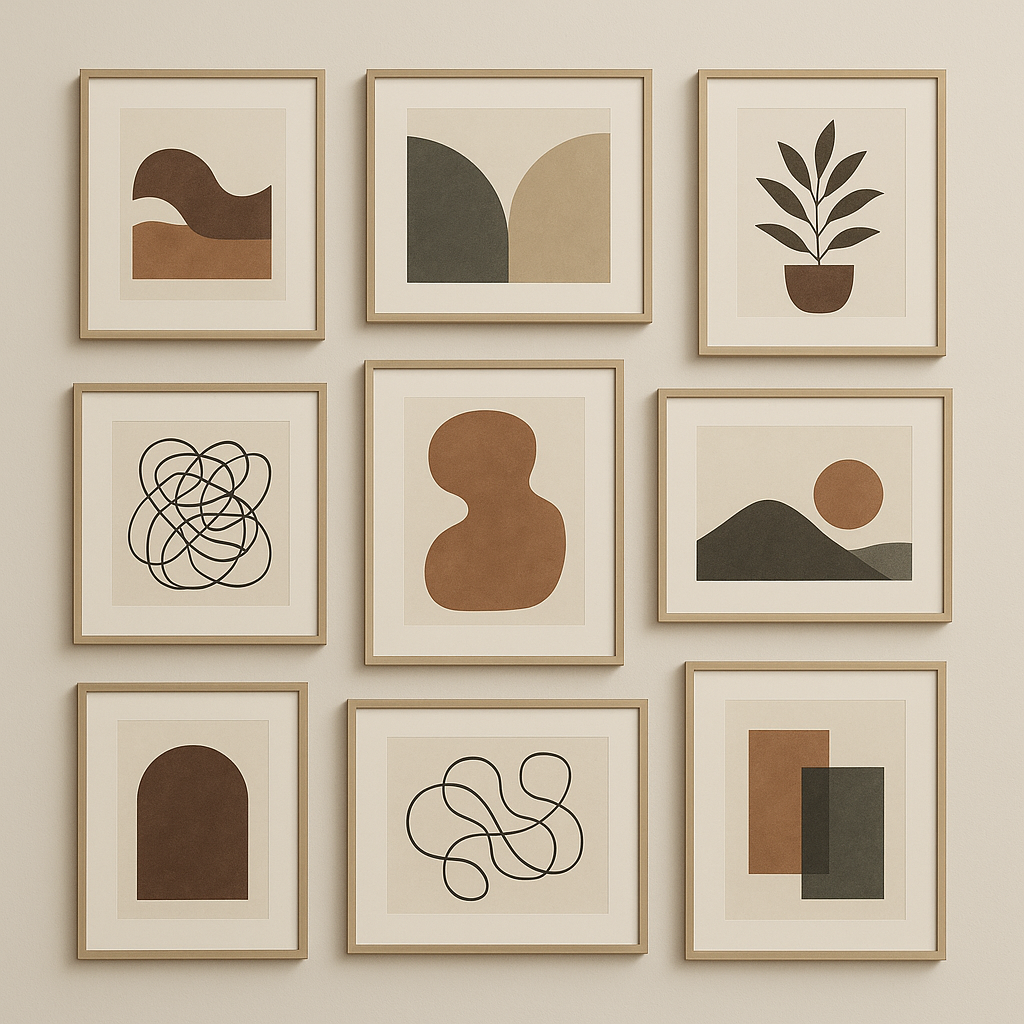 Maximalist Gallery Wall Art Bundle: Instant Eclectic Decor